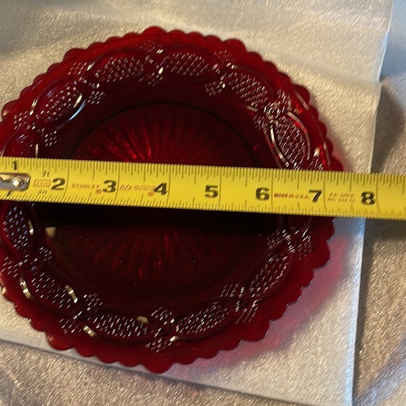 Avon Vintage Cape Cod Red Dessert Plate(s) - Picture 3 of 5